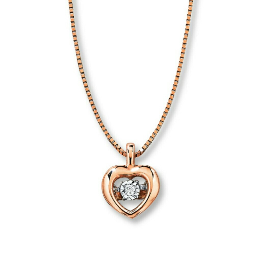 Kay's Petite Diamonds in Rhythmn Heart Necklace